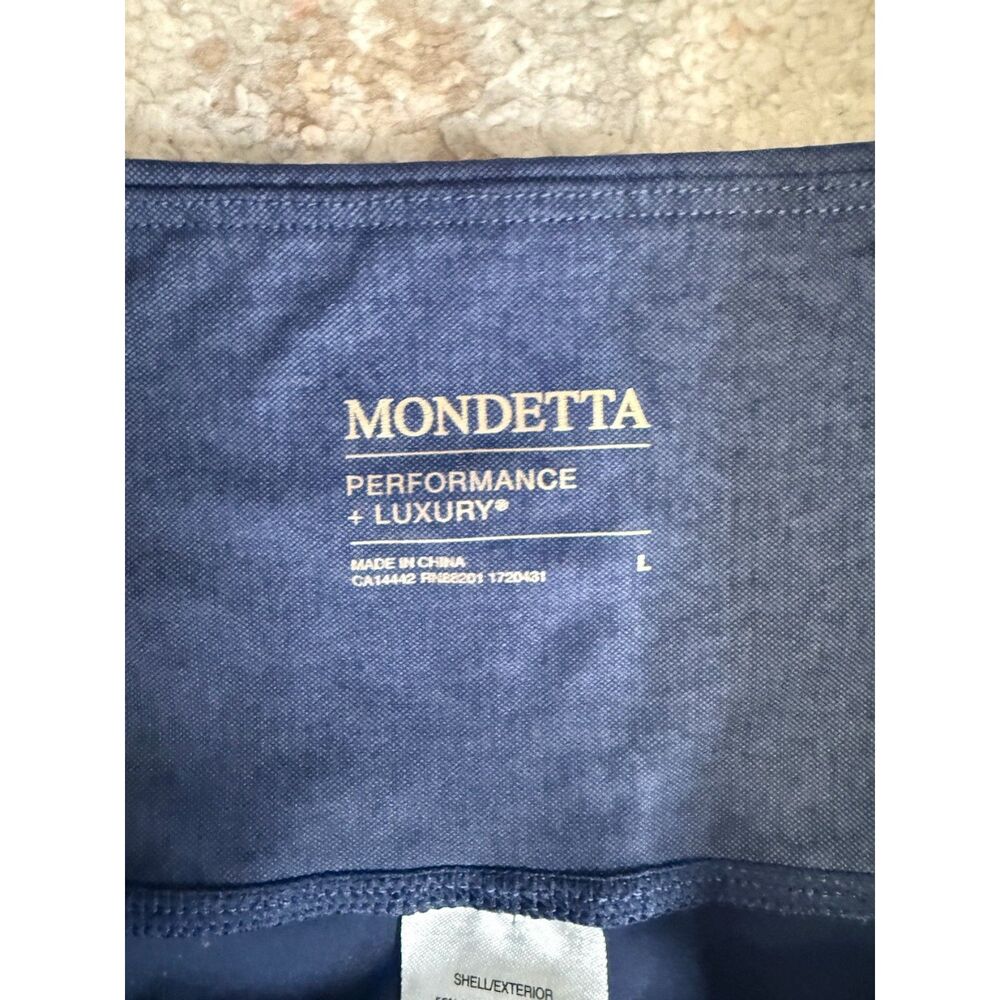 Mondetta Performance Luxury Women's High Rise Pocket Leggings Blue Size Large - Picture 4 of 6